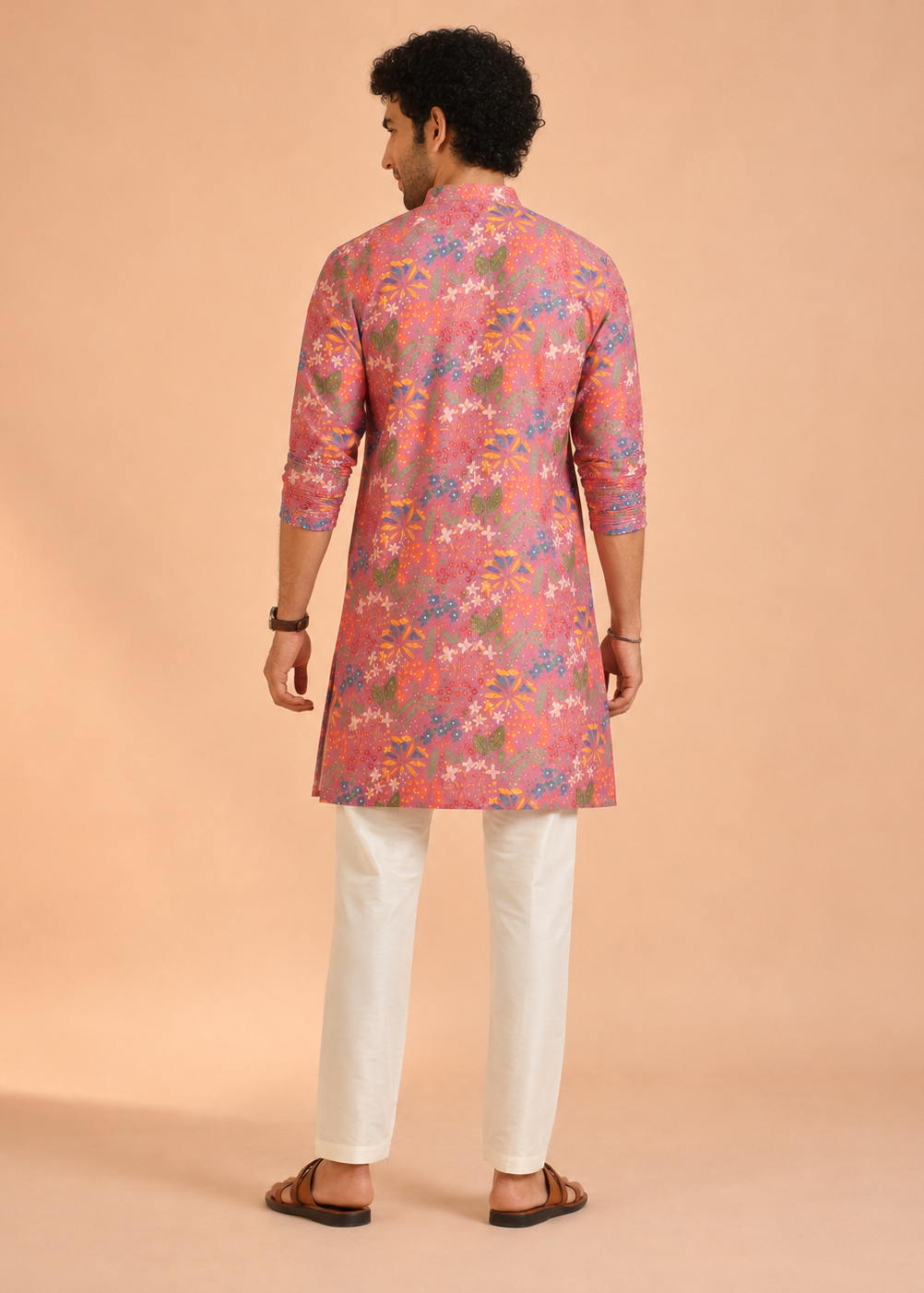 Gulnaar Printed Kurta Trouser Set